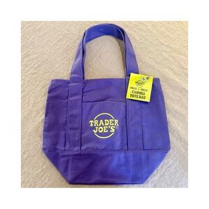 Trader Joe’s Mini Trick or Treat Canvas Tote Bag (Purple Edition)